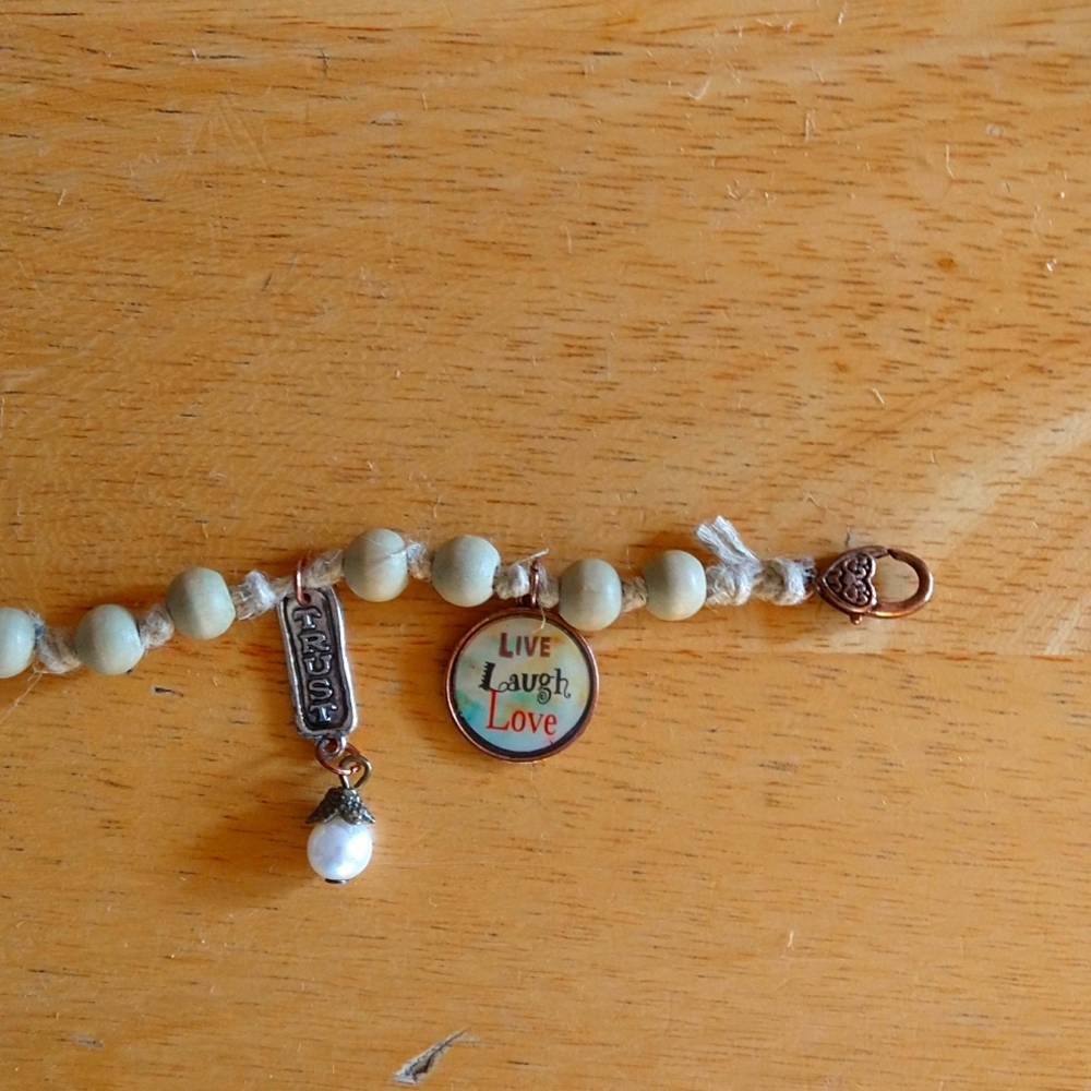 Handmade hemp bracelet